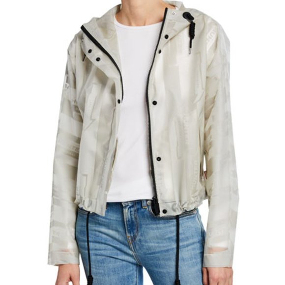 HUNTER Boots Original Vinyl Crop Rain Jacket sz XS - Picture 5 of 10